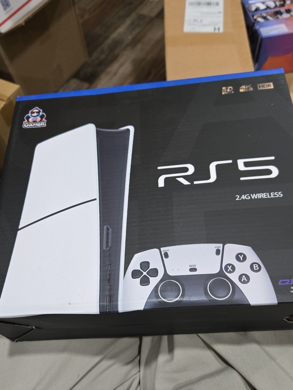 RS5 2.4G Wireless Gaming Console - White
